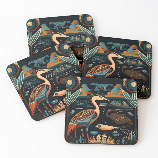 Item preview, Everglades National Park Scandinavian Folk Art Style designed and sold by PikoApparel.