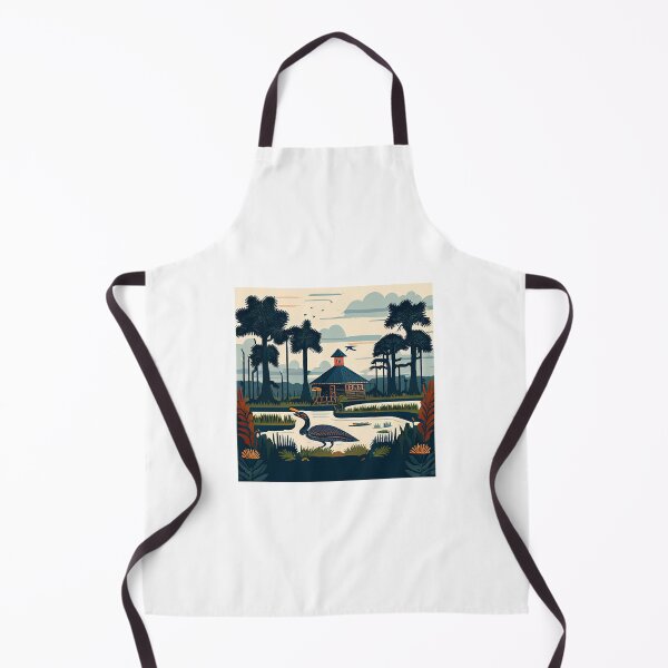 Item preview, Everglades National Park Scandinavian Folk Art Style designed and sold by PikoApparel.