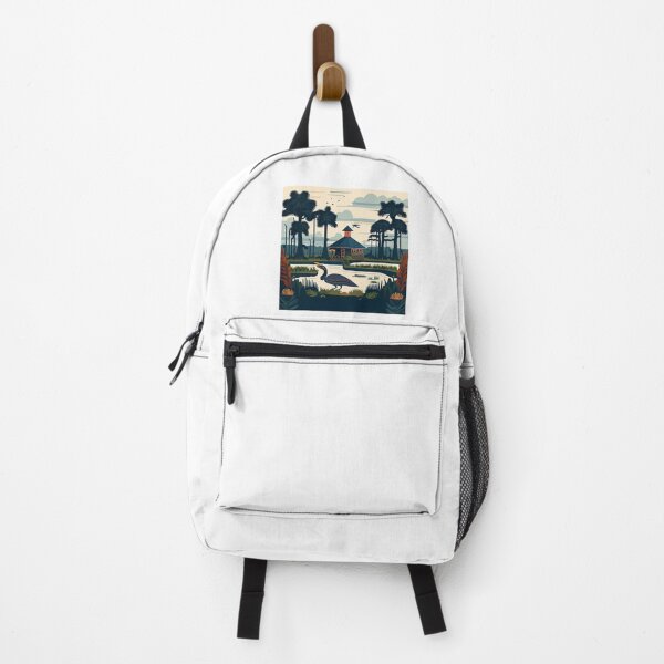 Item preview, Everglades National Park Scandinavian Folk Art Style designed and sold by PikoApparel.