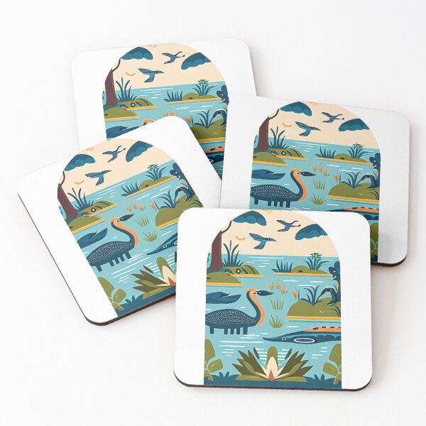 Item preview, Everglades National Park Scandinavian Folk Art Style Arch designed and sold by PikoApparel.