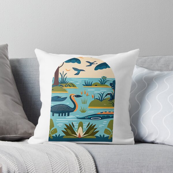 Item preview, Everglades National Park Scandinavian Folk Art Style Arch designed and sold by PikoApparel.