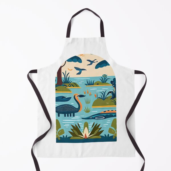 Item preview, Everglades National Park Scandinavian Folk Art Style Arch designed and sold by PikoApparel.