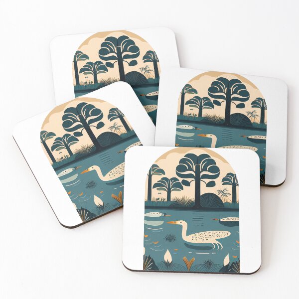 Item preview, Everglades National Park Scandinavian Folk Art Style Arch designed and sold by PikoApparel.