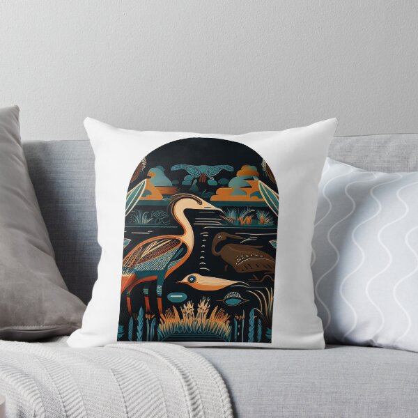 Item preview, Everglades National Park Scandinavian Folk Art Style Arch designed and sold by PikoApparel.