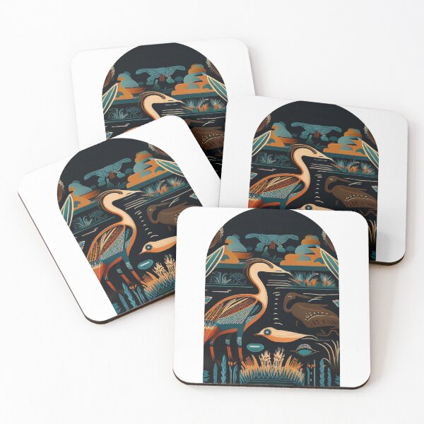 Item preview, Everglades National Park Scandinavian Folk Art Style Arch designed and sold by PikoApparel.