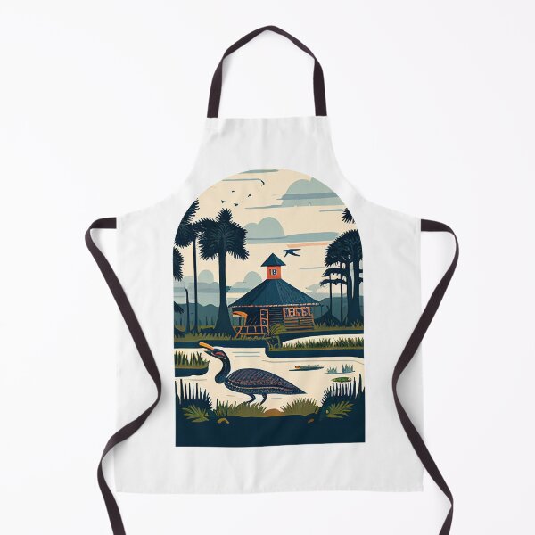 Item preview, Everglades National Park Scandinavian Folk Art Style Arch designed and sold by PikoApparel.