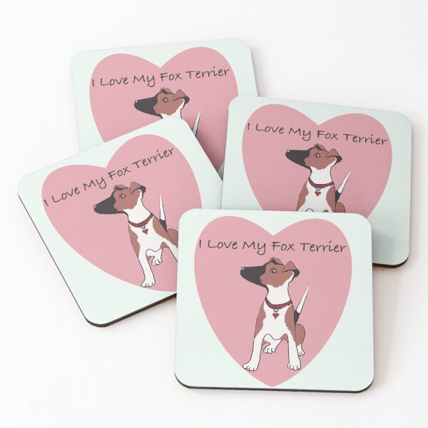 Item preview, I Love My Fox Terrier designed and sold by Janpaints22.
