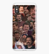 RON SWANSON'S FACES iPhone Case