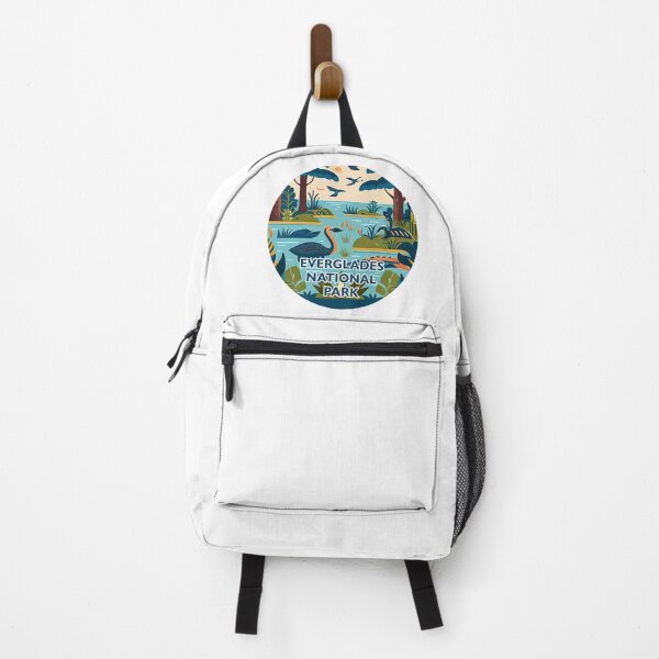 Item preview, Everglades National Park Scandinavian Folk Art Style Circle designed and sold by PikoApparel.