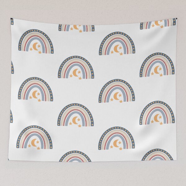 Item preview, Rainbows and Stars designed and sold by BakaDoodles.