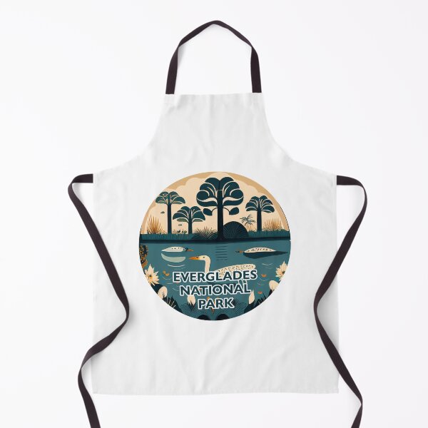 Item preview, Everglades National Park Scandinavian Folk Art Style Circle designed and sold by PikoApparel.