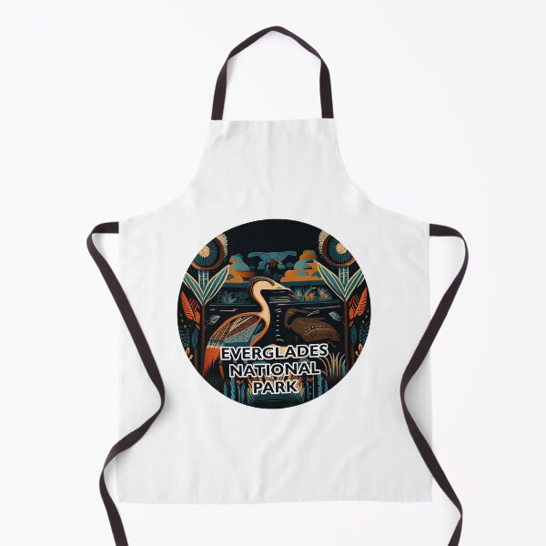 Item preview, Everglades National Park Scandinavian Folk Art Style Circle designed and sold by PikoApparel.