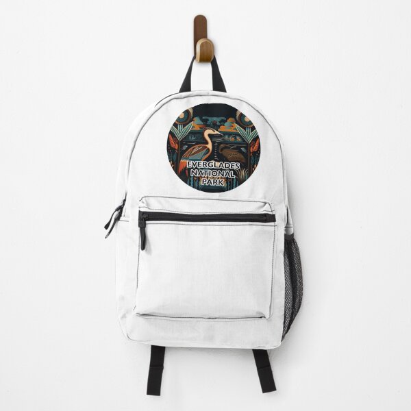 Item preview, Everglades National Park Scandinavian Folk Art Style Circle designed and sold by PikoApparel.