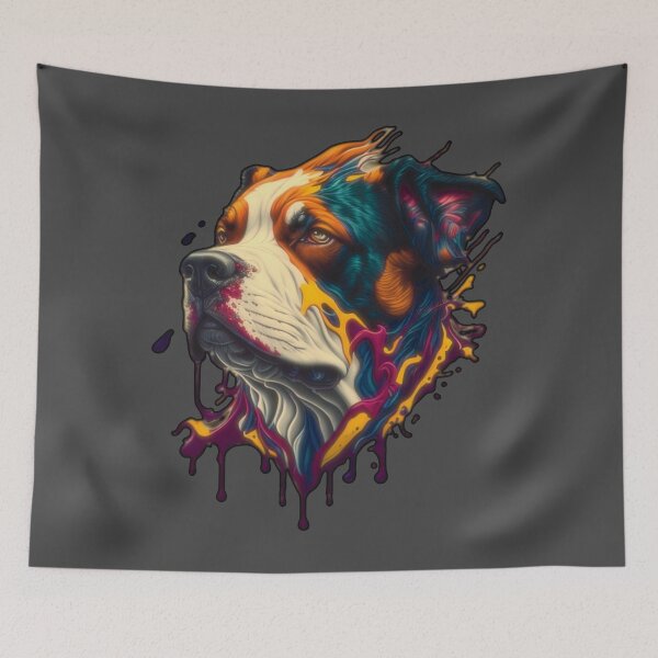 Item preview, Colorful Bulldog Splash Art designed and sold by Luis Rodrigues.