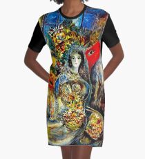 BELLA : Marc Chagall Vintage Abstract Painting Print Graphic T-Shirt Dress