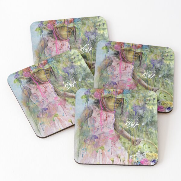 Item preview, Girl with Spring Flowers Painting by Scott Kish designed and sold by Scott Kish.