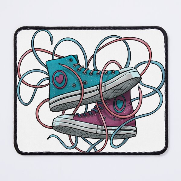 Item preview, Two sneakers with long laces that form a heart. designed and sold by Aivan Art.