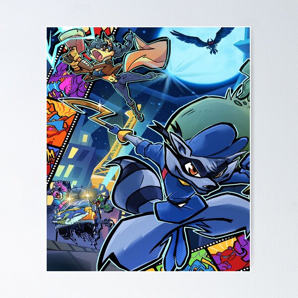 Poster for a sly cooper 2 speed run event