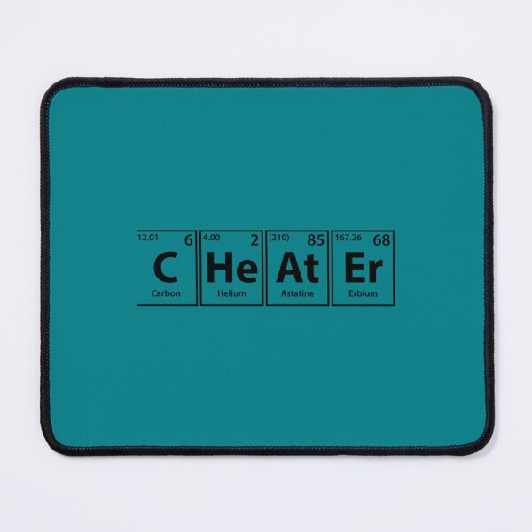 Item preview, Cheater Black Periodic Elements Spelling   designed and sold by sonlichsu714.