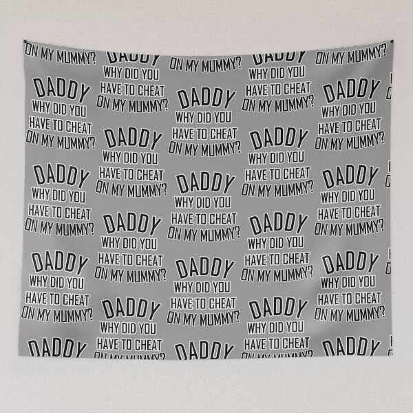 Item preview, Daddy why did you have to  cheat on my mummy blue Long  designed and sold by sonlichsu714.