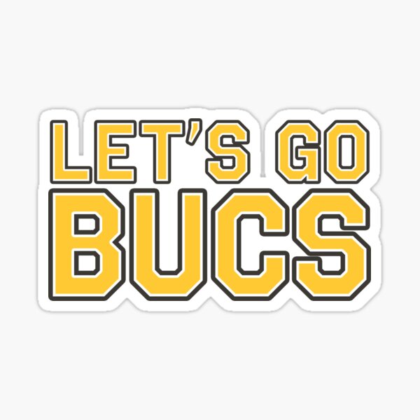 Lets Go Bucs - Pirates - Sticker