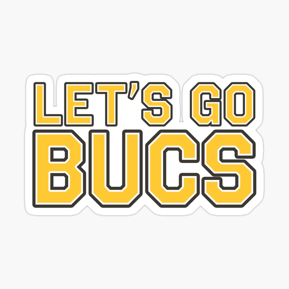 Let's Go Bucs Sticker