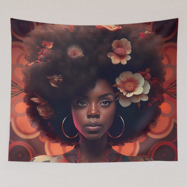 Item preview, Black Beauty Afrocentric Art designed and sold by Ecollections.