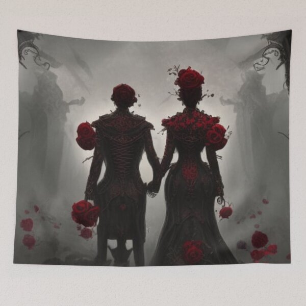Item preview, Gothic love-together forever designed and sold by GothicRubette.