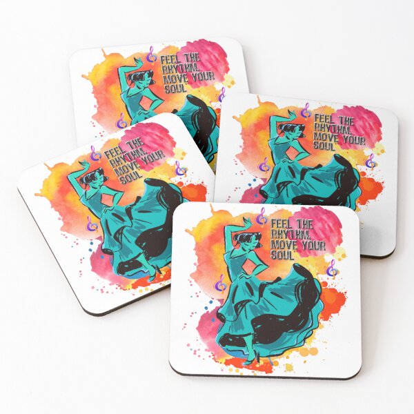 Aperçu de l'œuvre Dance: Feel The Rhythm, Move Your Soul créée et vendue par BobbyTee Merch.