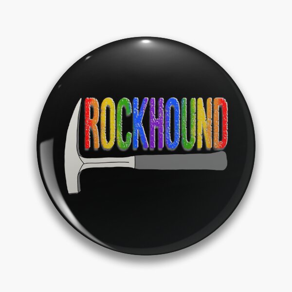 Item preview, Rainbow Rockhounding Rock Pick Geology Rockhound Hammer designed and sold by Laura Rucker - Cackling Chick.