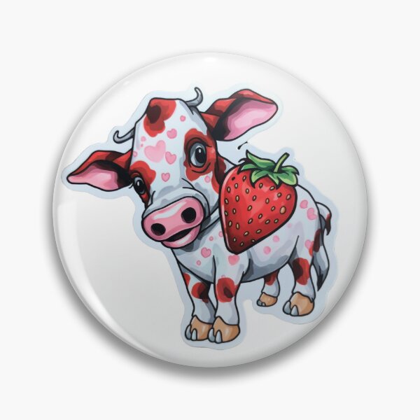 Item preview, Strawberry Cow designed and sold by HiddenPassions.