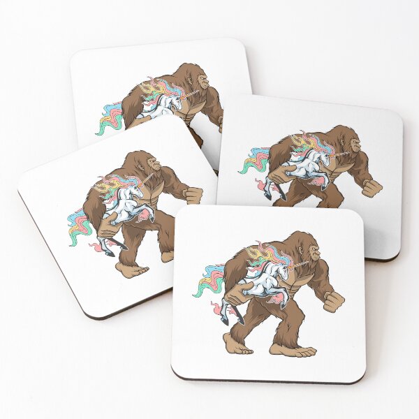 Item preview, Bigfoot Carrying Unicorn Funny Sasquatch Gifts designed and sold by heribertokane.