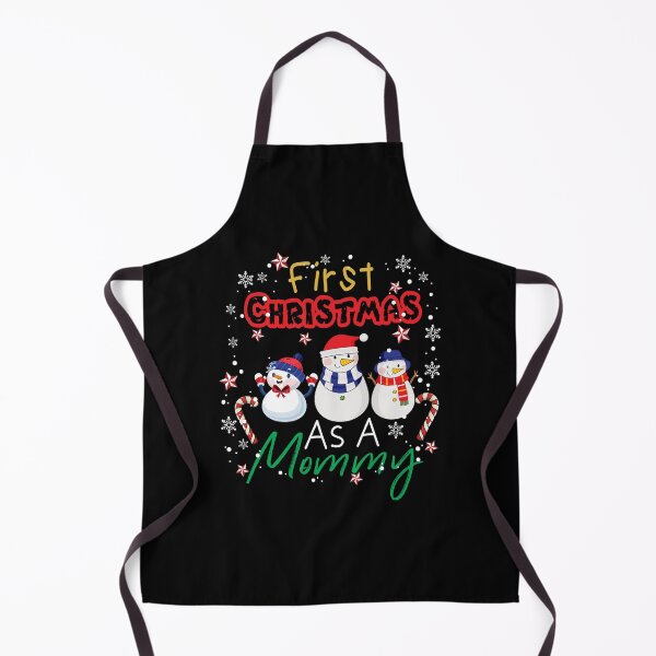 Item preview, First Christmas As A Mommy - Funny Snowman Family Gift , Funny Christmas Gift For Mom designed and sold by heribertokane.