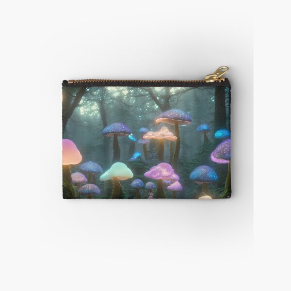 Item preview, Enchanted Forests: Glow of the Bioluminescent Mushrooms designed and sold by DesignoDynamo.