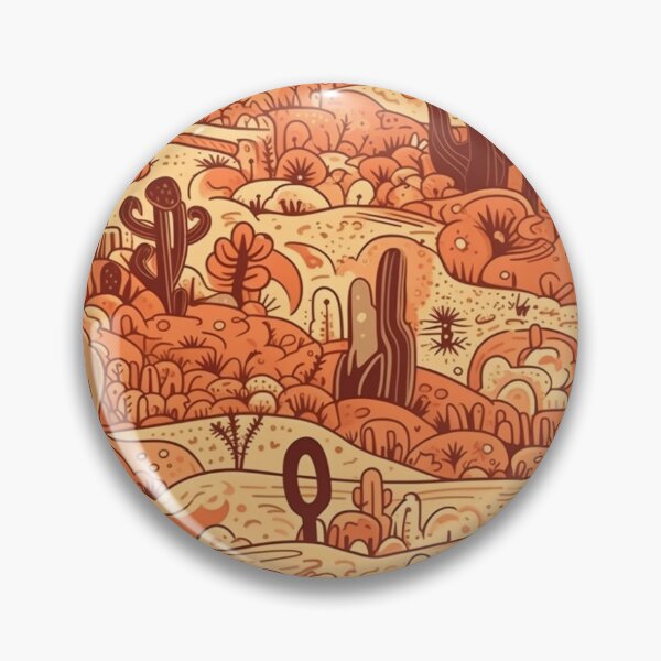 Item preview, Pattern Cute Desert Warm Colors Cartoon Style designed and sold by Arncil.