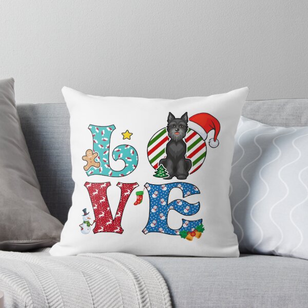 Item preview, I Love Dog Giant Schnauzer Christmas designed and sold by heribertokane.