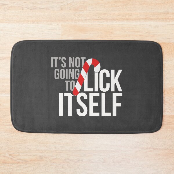 Item preview, It's Not Going To Lick Itself Giant Candy Cane designed and sold by heribertokane.
