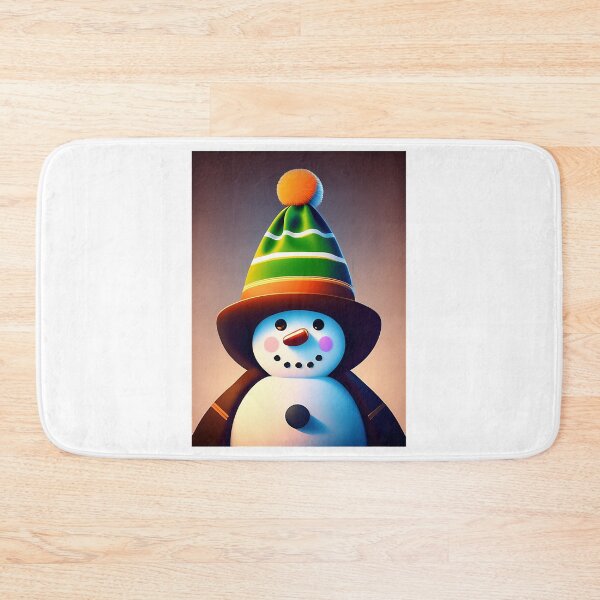Item preview, Winter Giant Ice Snowman Emoji                 designed and sold by heribertokane.