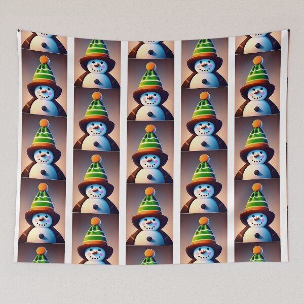 Item preview, Winter Giant Ice Snowman Emoji                 designed and sold by heribertokane.
