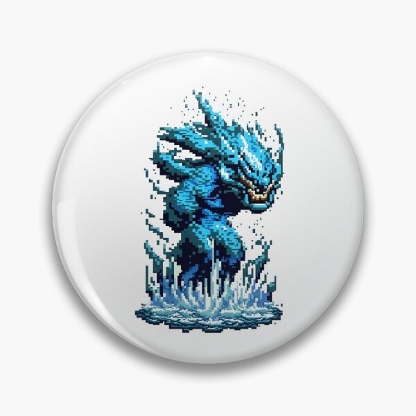 Item preview, Water elemental Pixel Art designed and sold by natthaaekf.