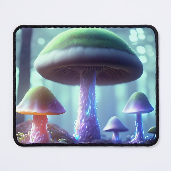 Item preview, The Mossy Giant: Glow of the Bioluminescent Mushrooms designed and sold by DesignoDynamo.