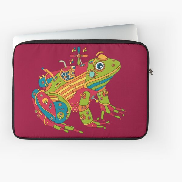 Frog, from the AlphaPod collection Laptop Sleeve