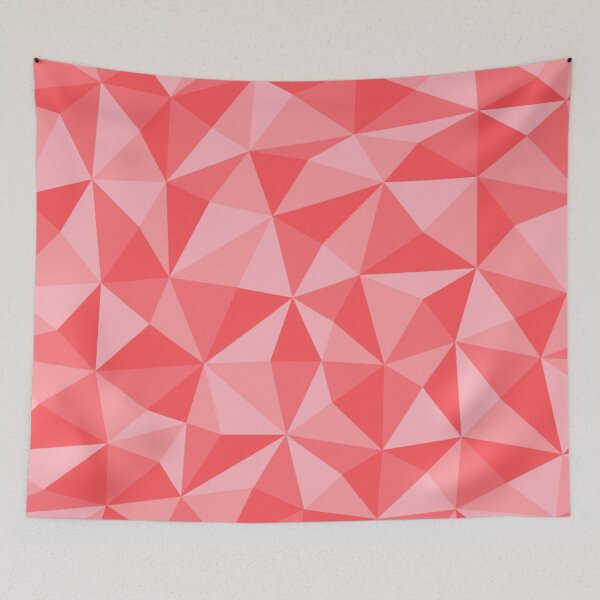 Item preview, Geometric triangles pattern,pink designed and sold by cutecrazytshirt.