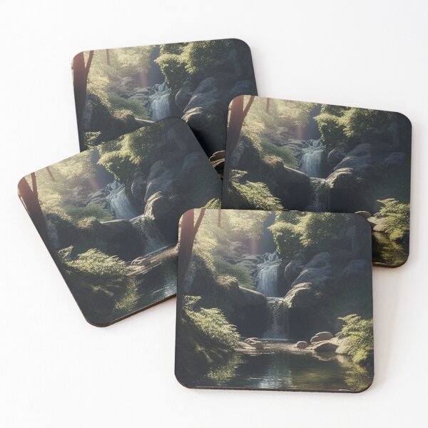 Item preview, Waterfall In The Forest designed and sold by ScenicSerenity.