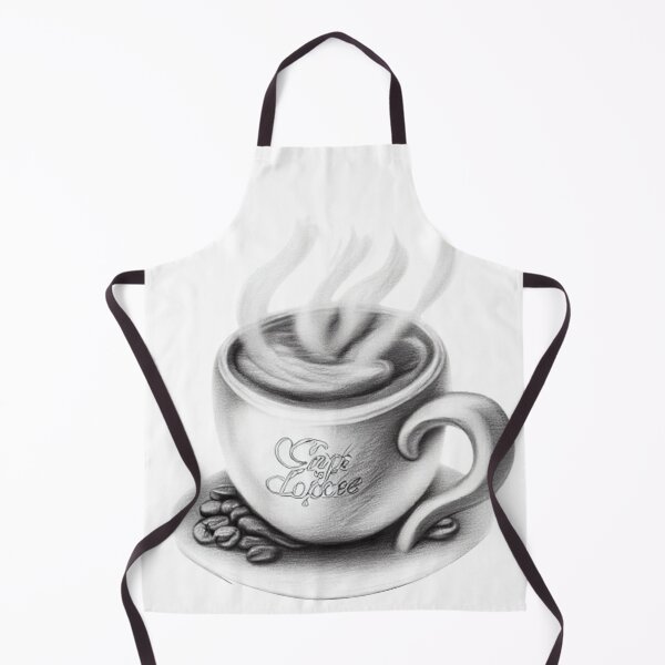 Item preview, Love Coffee - Pencil Sketch Steaming Cup Design designed and sold by Saa-d.