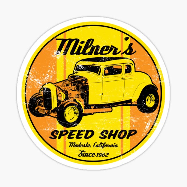 vintage speed shop sign