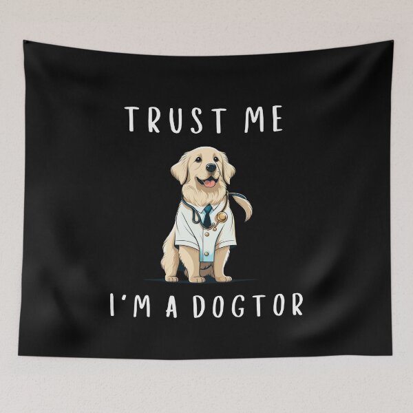 Item preview, Trust Me I'M A Dogtor Golden Retriever For Golden Retriever Lovers And Doctor As A Funny Dogtor  designed and sold by lodarohit.