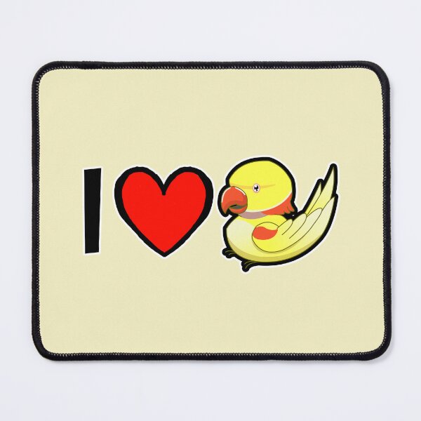 Item preview, Fun, exotic and Cute Yellow Alexandrine Parrots designed and sold by DynieKid.