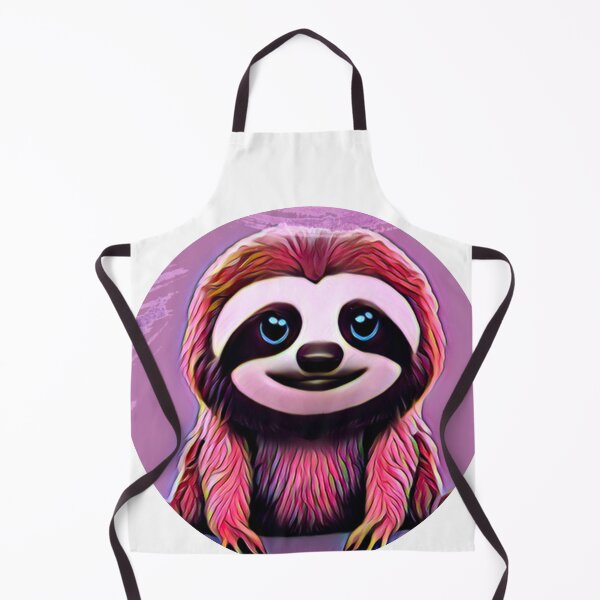 Item preview, Cute smiling pink sloth designed and sold by MamaCsTees.