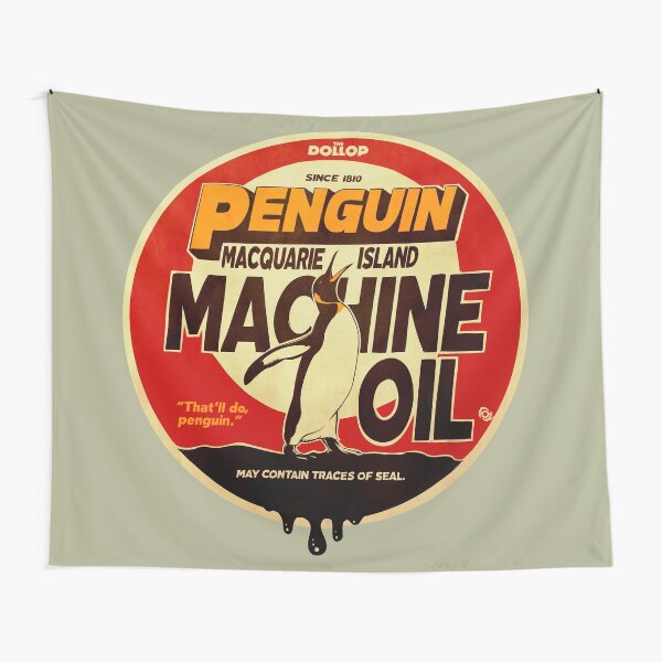 The Dollop - Penguin Oil Tapestry